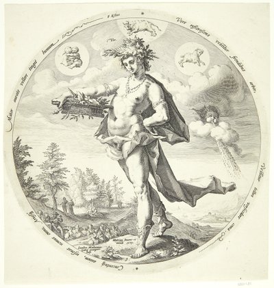 Frühling von Jacob Matham