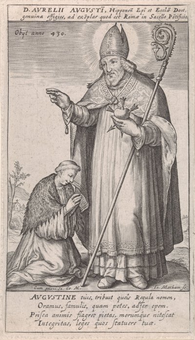 Heiliger Augustinus von Jacob Matham