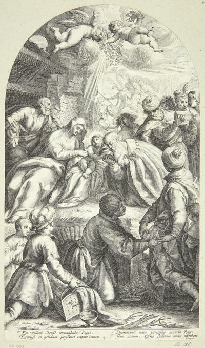 Die Anbetung der Könige von Jacob Matham