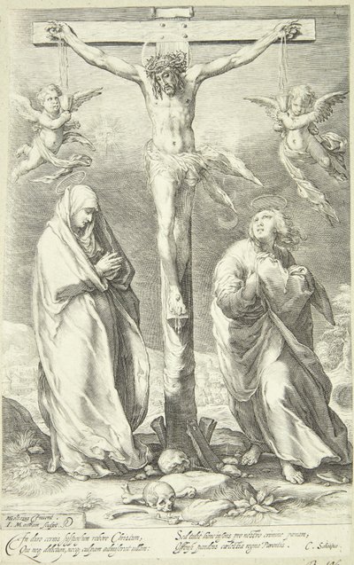 Christus am Kreuz von Jacob Matham