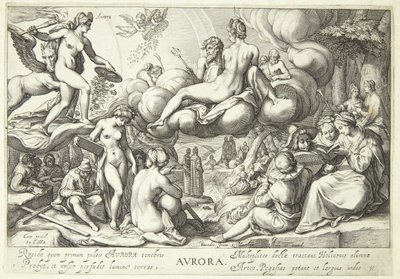 Morgen, Zeit der Aurora von Jacob Matham