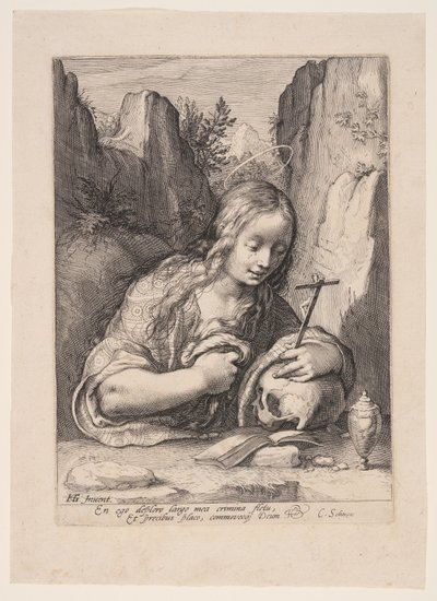 Die reuige Maria Magdalena von Jacob Matham