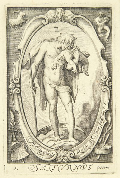 Saturn von Jacob Matham