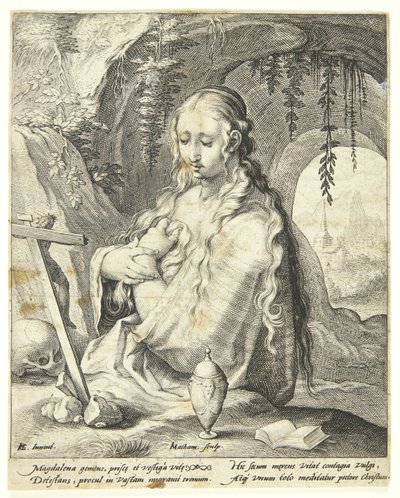 Die reuige Maria Magdalena von Jacob Matham