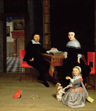 Porträt einer Familie, 1663 von Jacob Lucasz Ochtervelt