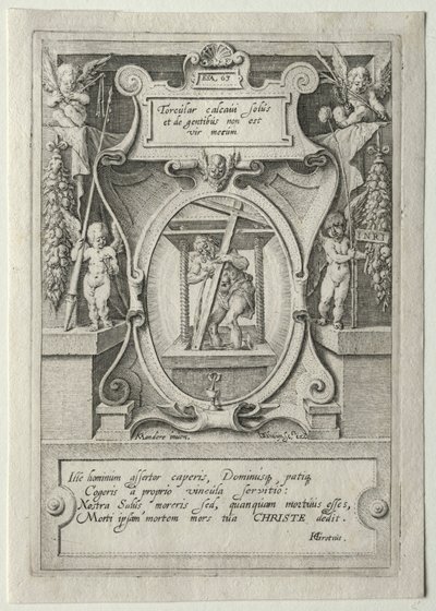 Passionsset: Titelseite von Jacob de Gheyn II