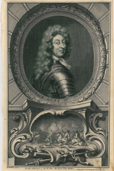 Friedrich, Herzog von Schomberg, 1739 von Jacobus Houbraken