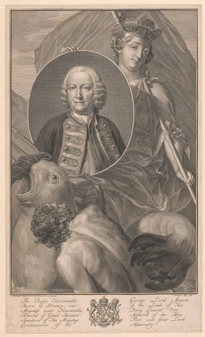 George Lord Anson von Jacobus Houbraken