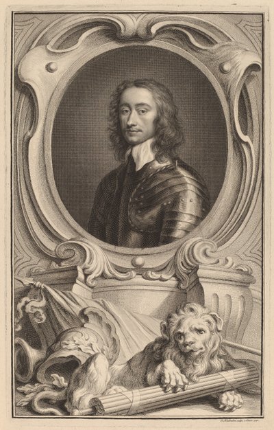General Charles Fleetwood von Jacobus Houbraken after Robert Walker