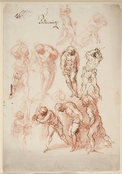 Studien für eine Geißelung von Jacopo Palma