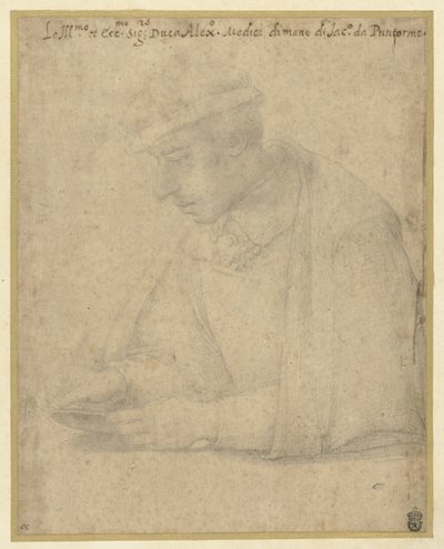 Alessandro de Medici von Jacopo Pontormo
