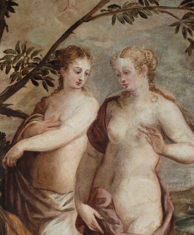 Das Urteil des Paris (Detail) von Jacopo Robusti Tintoretto