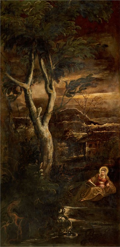 Die Jungfrau beim Lesen, ca. 1583 von Jacopo Robusti Tintoretto