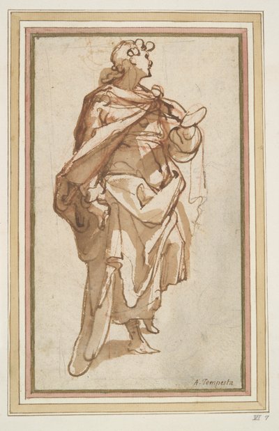 Stehender junger Mann von Jacopo Zucchi