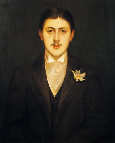 Porträt von Marcel Proust von Jacques Emile Blanche