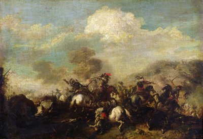 Kampf der Kavallerie von Jacques 1621 76 Courtois