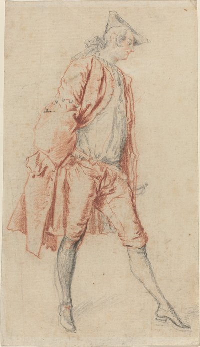 Ein französischer Gentleman stehend von Jacques André Portail