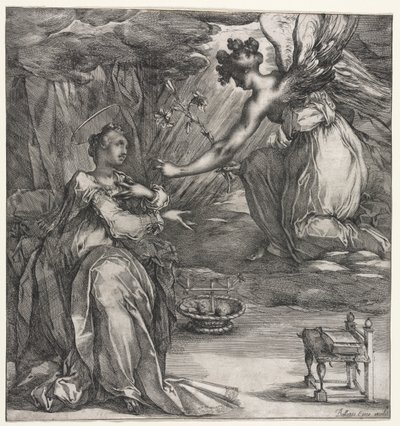 Die Verkündigung von Jacques Bellange