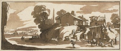 Ein Bauernhof von Jacques Callot