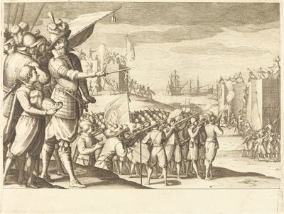 Angriff auf zwei Festungen von Jacques Callot