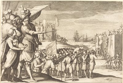 Angriff auf zwei Festungen von Jacques Callot
