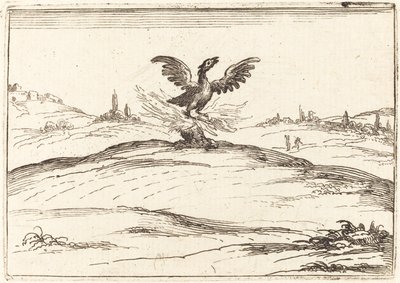 Brennender Phönix von Jacques Callot