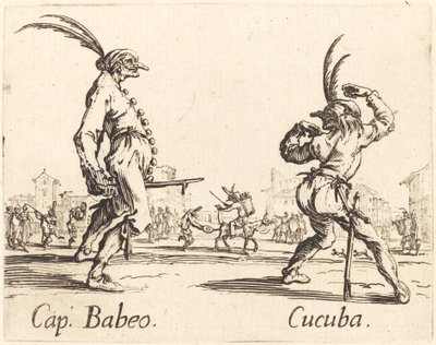 Cap. Babeo und Cucuba, ca. 1622 von Jacques Callot