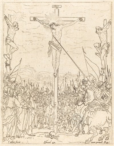Christus am Kreuz von Jacques Callot