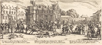Zerstörung eines Klosters von Jacques Callot