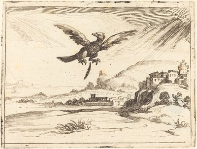 Adler verliert eine alte Feder, 1628 von Jacques Callot