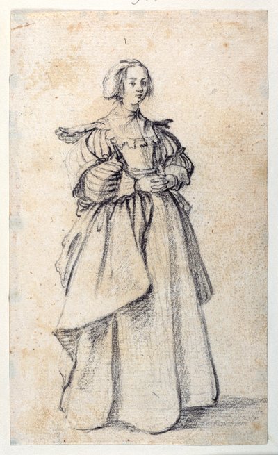 Weibliche Figur von Jacques Callot