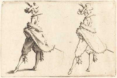 Herr von der Seite betrachtet, ca. 1622 von Jacques Callot