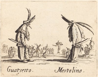 Guatsetto und Mestolino von Jacques Callot