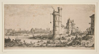 Le Pont Neuf, Paris von Jacques Callot