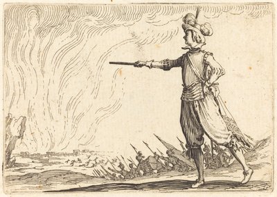 Militärkommandant zu Fuß von Jacques Callot