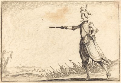 Militärkommandant zu Fuß von Jacques Callot