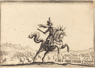 Militärkommandant zu Pferd von Jacques Callot