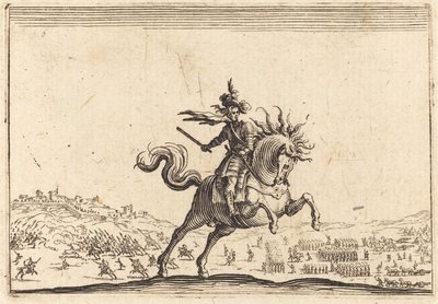 Militärkommandant zu Pferd von Jacques Callot