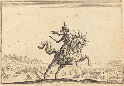 Militärkommandant zu Pferd von Jacques Callot