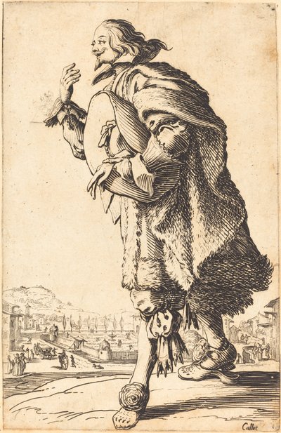 Edelmann mit Filzhut, verbeugend von Jacques Callot