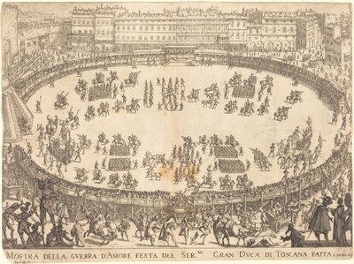 Parade im Amphitheater von Jacques Callot