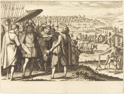 Restaurierung des Aquädukts in Pisa von Jacques Callot