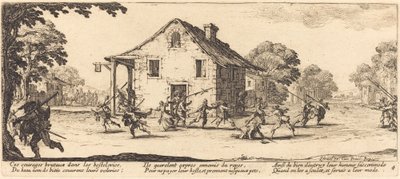 Szene des Plünderns von Jacques Callot