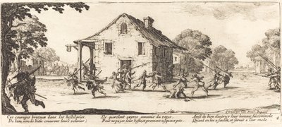 Plünderungsszene von Jacques Callot