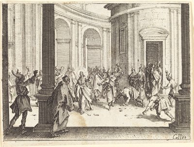 Steinigung Jesu von Jacques Callot