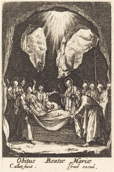 Das Begräbnis der Jungfrau von Jacques Callot