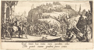 Das Tragen des Kreuzes von Jacques Callot