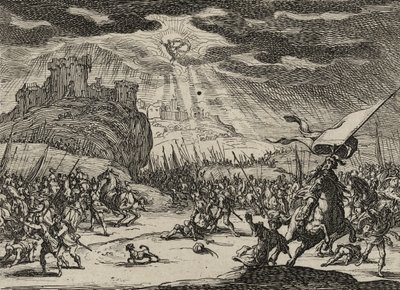 Die Bekehrung des Paulus, 1635 von Jacques Callot