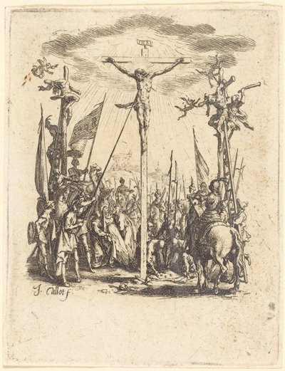 Die Kreuzigung, ca. 1624-1625 von Jacques Callot