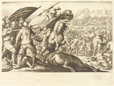 Die Niederlage der türkischen Kavallerie von Jacques Callot
